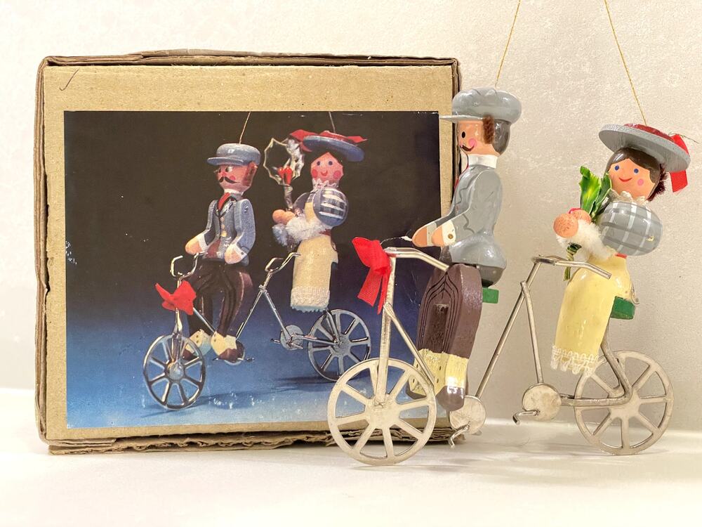 1982 Kurt S. Adler Bicycle For Two Ornament